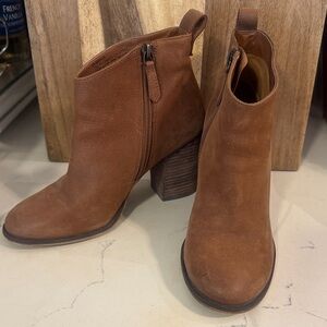 BP Brown Leather Ankle Boots